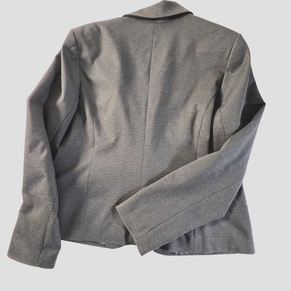Jules & Leopold Gray Blazer Women's Career Business Jacket Lined Large 8 EUC - Picture 6 of 8
